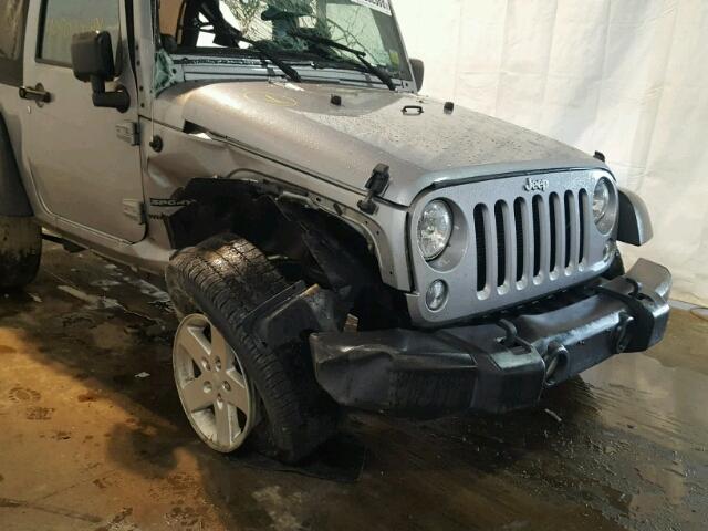 1C4AJWAG2EL190874 - 2014 JEEP WRANGLER S SILVER photo 9