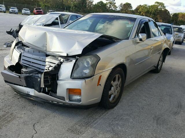 1G6DM57T270103582 - 2007 CADILLAC CTS SILVER photo 2