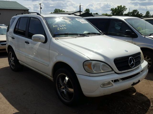 4JGAB57E55A530832 - 2005 MERCEDES-BENZ ML 350 WHITE photo 1