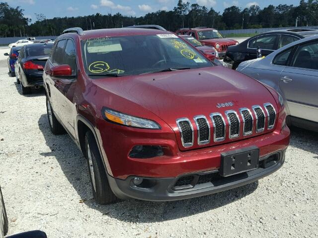 1C4PJMCB8GW181761 - 2016 JEEP CHEROKEE RED photo 1