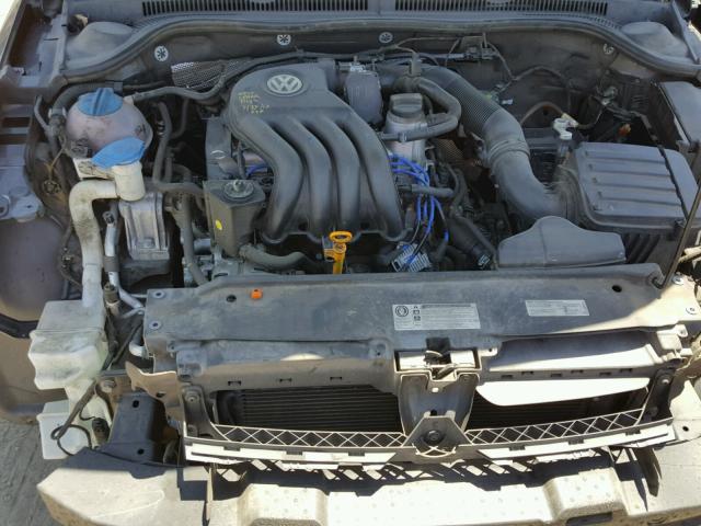 3VW2K7AJ2DM393356 - 2013 VOLKSWAGEN JETTA BASE BLACK photo 7