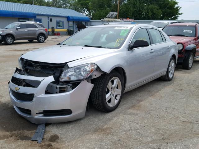 1G1ZB5E16BF275624 - 2011 CHEVROLET MALIBU LS ვერცხლისფერი ფოტო 2