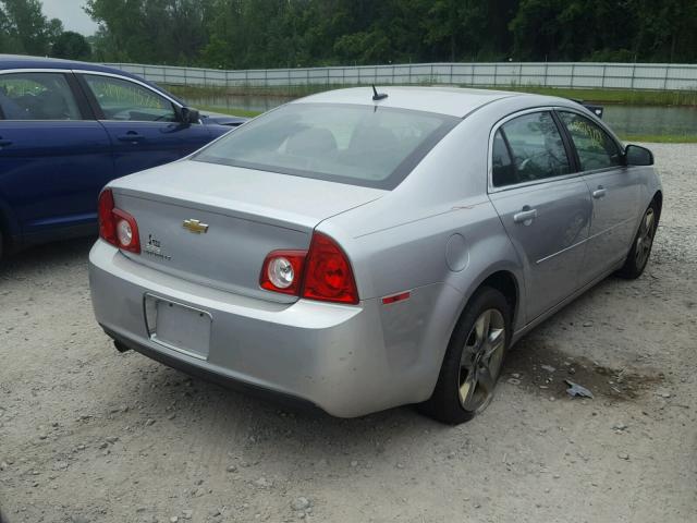 1G1ZC5EB2AF220477 - 2010 CHEVROLET MALIBU 1LT 银色 照片 4