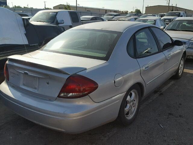 1FAFP53U87A218828 - 2007 FORD TAURUS SE SILVER photo 4