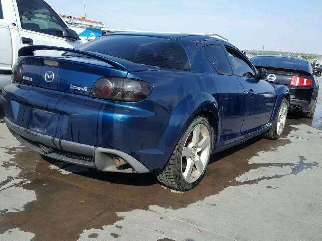 JM1FE173960207190 - 2006 MAZDA RX8 BLUE photo 4