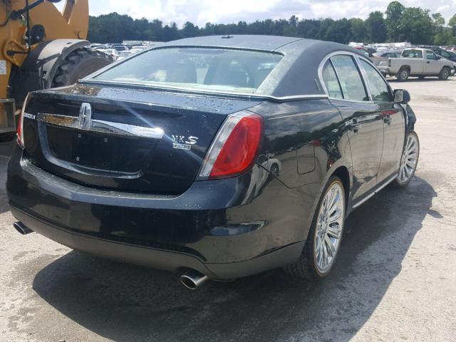 1LNHL9ER1AG615148 - 2010 LINCOLN MKS GREEN photo 4