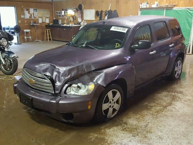 3GNDA13DX7S579656 - 2007 CHEVROLET HHR LS PURPLE photo 2