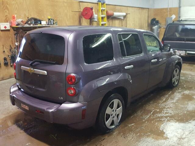 3GNDA13DX7S579656 - 2007 CHEVROLET HHR LS PURPLE photo 4