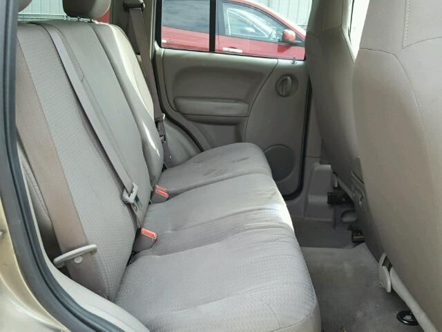 1J4GL48K64W326417 - 2004 JEEP LIBERTY SP BROWN photo 6