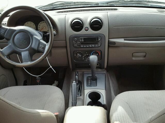 1J4GL48K64W326417 - 2004 JEEP LIBERTY SP BROWN photo 9