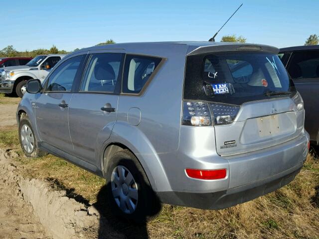 JA4LS21W39Z005248 - 2009 MITSUBISHI OUTLANDER SILVER photo 3