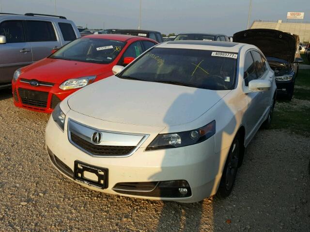 19UUA9F54CA001755 - 2012 ACURA TL WHITE photo 2