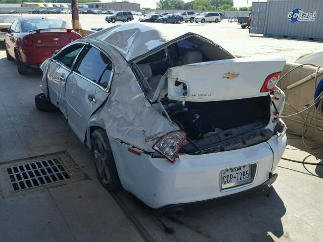 1G1ZC5E02CF124429 - 2012 CHEVROLET MALIBU 1LT WHITE photo 3