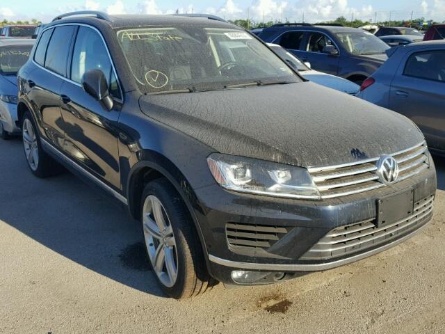 WVGGF7BP7HD002196 - 2017 VOLKSWAGEN TOUAREG EX BLACK photo 1