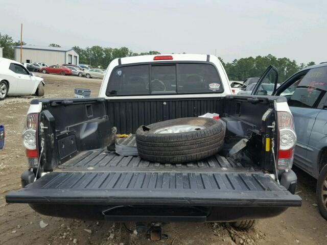 5TFTX4CN6BX004197 - 2011 TOYOTA TACOMA ACC WHITE photo 9