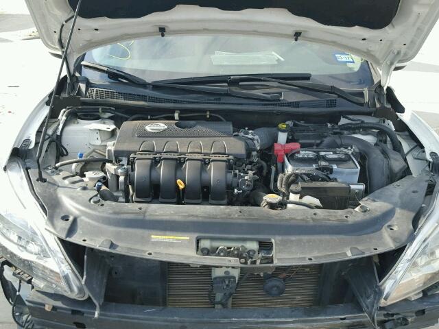 3N1AB7AP4EL648697 - 2014 NISSAN SENTRA WHITE photo 7