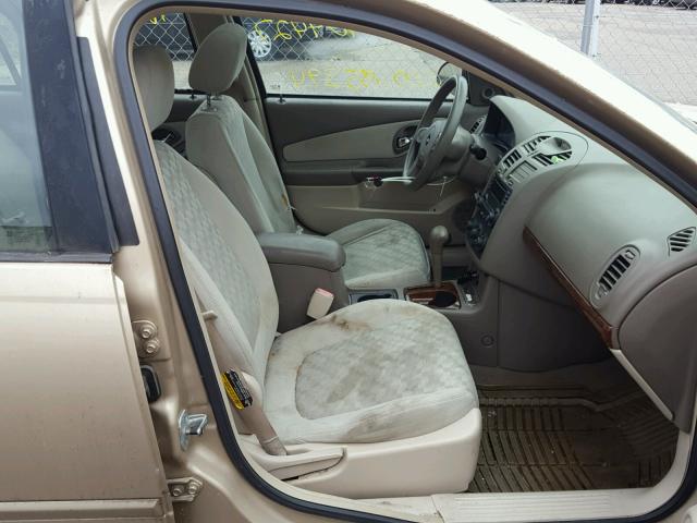 1G1ZT54834F152927 - 2004 CHEVROLET MALIBU LS ოქროსფერი ფოტო 5