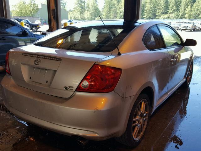 JTKDE177550049335 - 2005 TOYOTA SCION TC 银色 照片 4