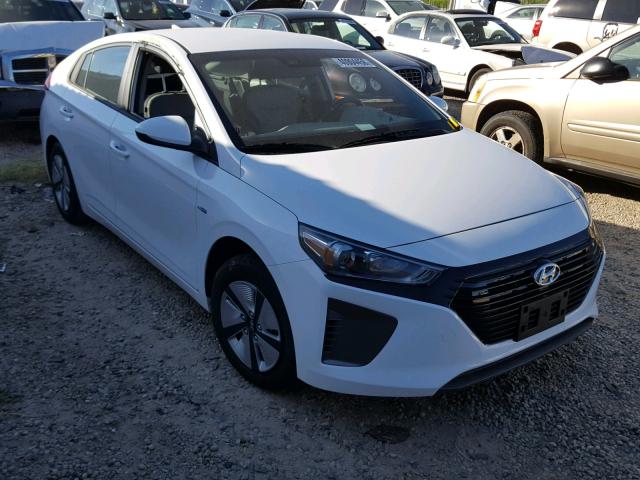 KMHC65LC9JU065630 - 2018 HYUNDAI IONIQ BLUE WHITE photo 1