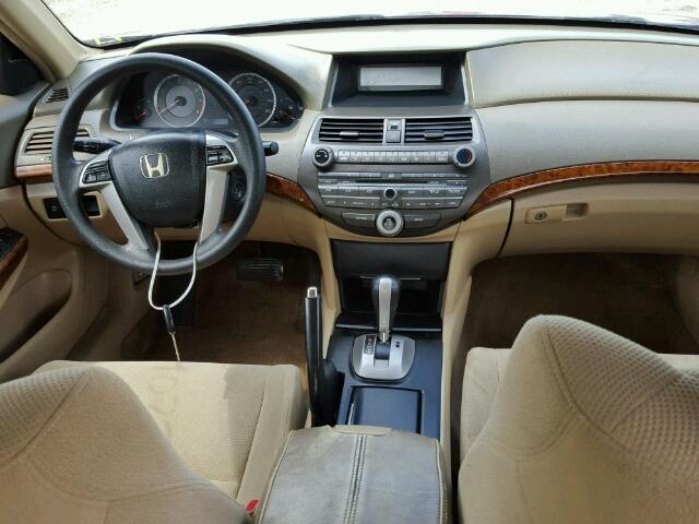 1HGCP26799A166177 - 2009 HONDA ACCORD BURGUNDY photo 9