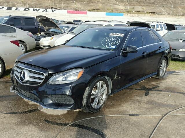 WDDHF0EB6EA935364 - 2014 MERCEDES-BENZ E BLACK photo 2