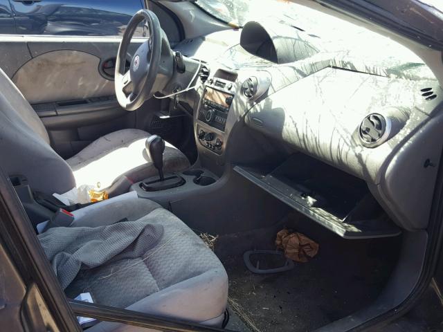 1G8AJ55F97Z166190 - 2007 SATURN ION LEVEL GRAY photo 5