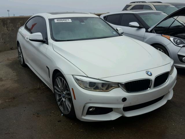 WBA3N7C51GK226767 - 2016 BMW 428 WHITE photo 1