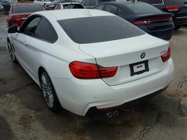 WBA3N7C51GK226767 - 2016 BMW 428 WHITE photo 3