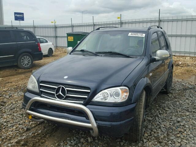 4JGAB72E4YA216516 - 2000 MERCEDES-BENZ ML 430 蓝色 照片 2