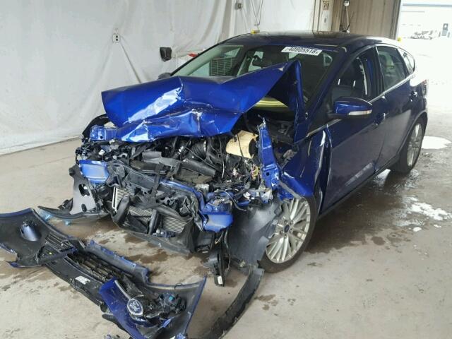 1FADP3N2XEL377844 - 2014 FORD FOCUS TITA BLUE photo 2