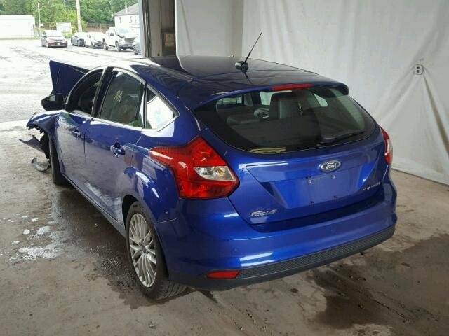 1FADP3N2XEL377844 - 2014 FORD FOCUS TITA BLUE photo 3