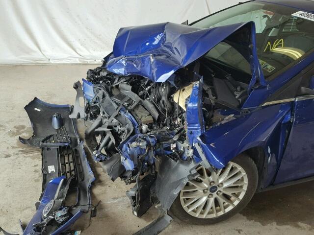 1FADP3N2XEL377844 - 2014 FORD FOCUS TITA BLUE photo 9