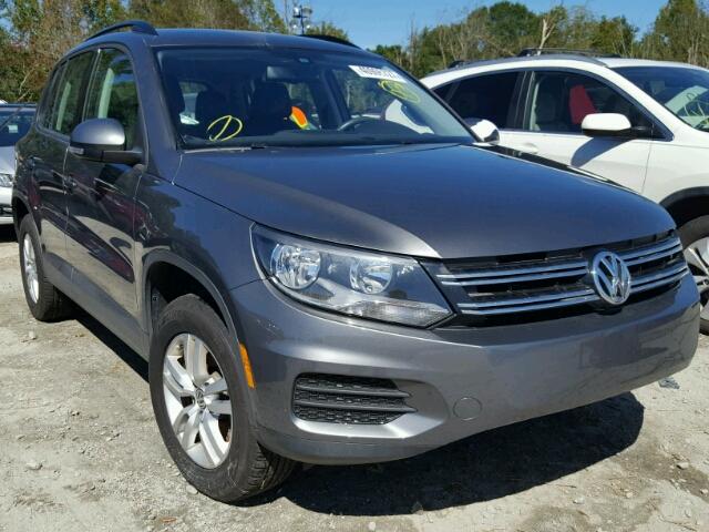 WVGAV7AX4GW616717 - 2016 VOLKSWAGEN TIGUAN GRAY photo 1