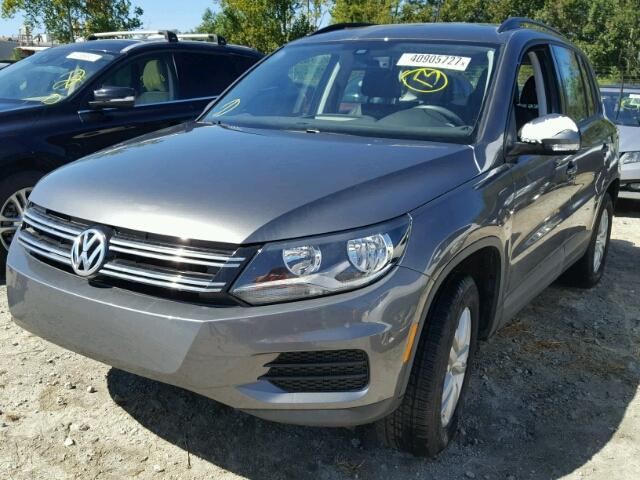 WVGAV7AX4GW616717 - 2016 VOLKSWAGEN TIGUAN GRAY photo 2