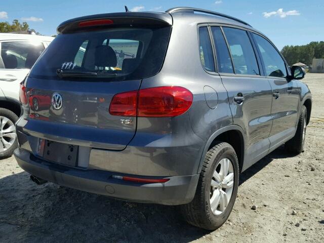 WVGAV7AX4GW616717 - 2016 VOLKSWAGEN TIGUAN GRAY photo 4