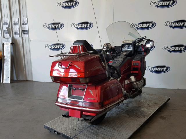 1HFSC2211WA000020 - 1998 HONDA GL1500 A BURGUNDY photo 4