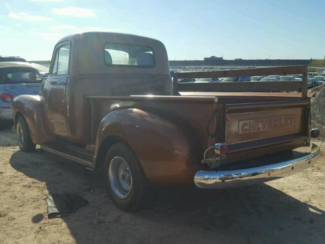 F0406CRF - 1952 CHEVROLET PICKUP BROWN photo 3