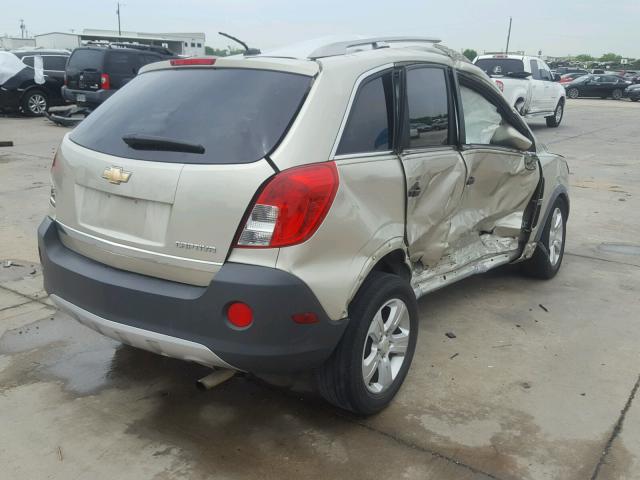 3GNAL2EK1DS640838 - 2013 CHEVROLET CAPTIVA LS TAN photo 4