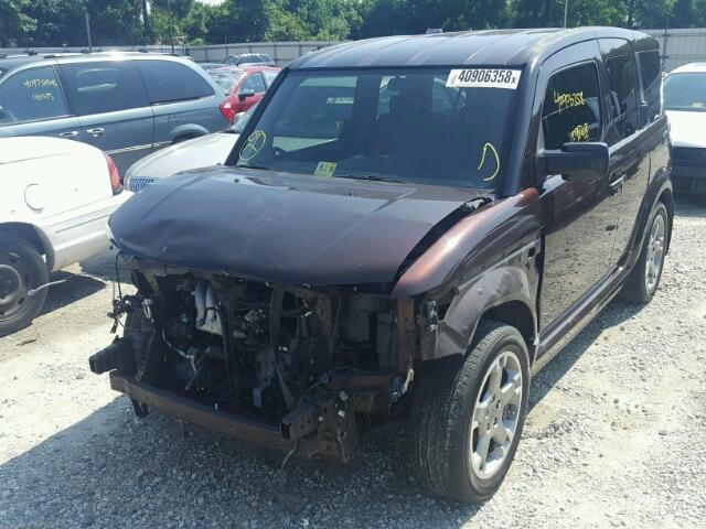 5J6YH18907L007974 - 2007 HONDA ELEMENT SC PURPLE photo 2