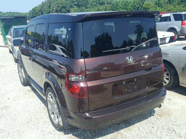 5J6YH18907L007974 - 2007 HONDA ELEMENT SC PURPLE photo 3