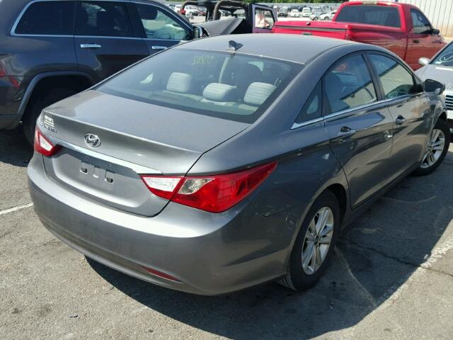 5NPEB4AC9CH502352 - 2012 HYUNDAI SONATA GLS SILVER photo 4