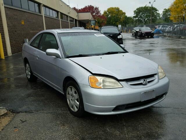 1HGEM22042L099816 - 2002 HONDA CIVIC EX SILVER photo 1