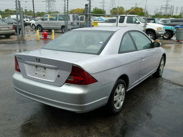 1HGEM22042L099816 - 2002 HONDA CIVIC EX ვერცხლისფერი ფოტო 4