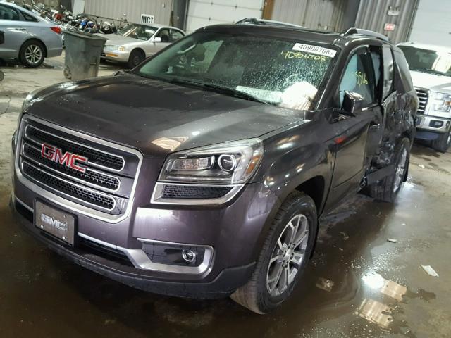 1GKKVRKD9EJ289271 - 2014 GMC ACADIA SLT გრაფიტი ფოტო 2