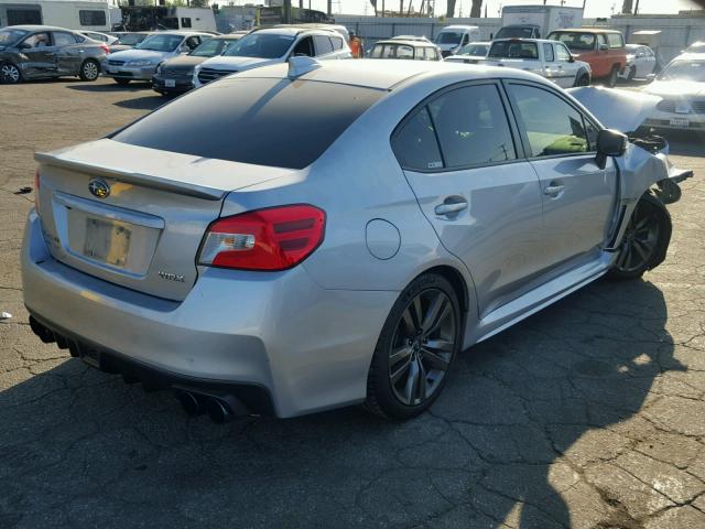 JF1VA1L66H9815311 - 2017 SUBARU WRX LIMITE SILVER photo 4