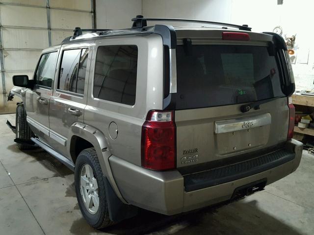 1J8HG58N76C246443 - 2006 JEEP COMMANDER BROWN photo 3