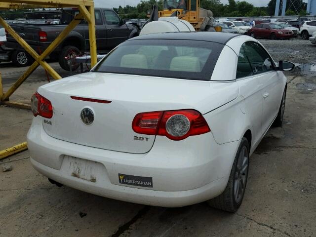 WVWFA71F79V007241 - 2009 VOLKSWAGEN EOS LUX 白色 照片 4