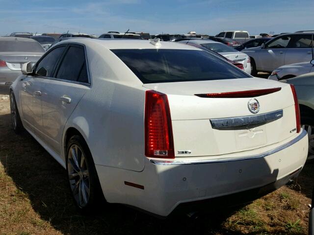 1G6DP5ED5B0126088 - 2011 CADILLAC CTS PREMIU WHITE photo 3