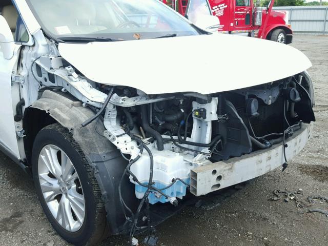 JTJBC1BA0B2418493 - 2011 LEXUS RX 450 WHITE photo 9