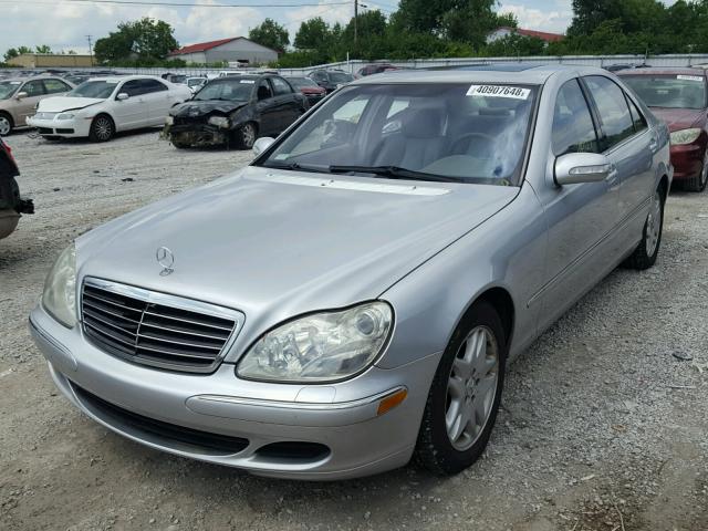 WDBNG75J03A342038 - 2003 MERCEDES-BENZ S 500 SILVER photo 2